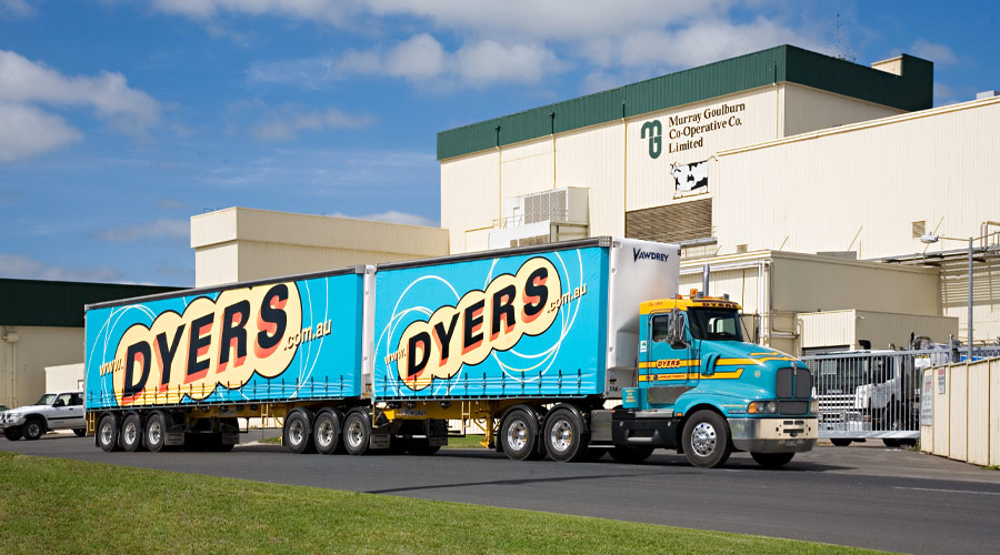 Dyers starts transporting Murray Goulburn loads